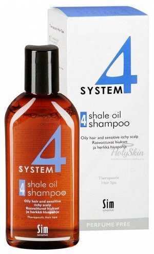 System 4 Climbazole Shampoo 4/Терапевтический шампунь №4, 215 мл. Для очень жирных волос
