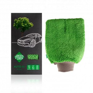 Варежка универсальная серо-зеленая для авто