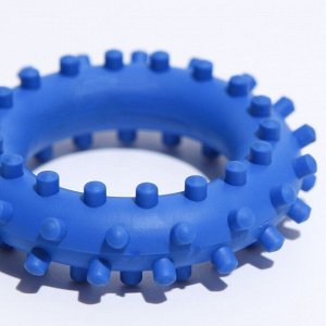 Игрушка "Кольцо с шипами №1", 6,1 см, синяя