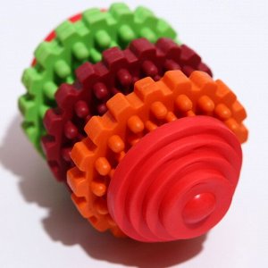 Игрушка литая "Шестеренки" (3 вращающихся кольца), TPR, 7,5 см, микс цветов