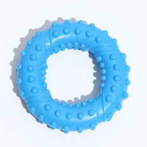 Игрушка жевательная "Кольцо с шипами", TPR, 7 см, микс цветов