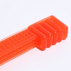 Игрушка пластиковая "Зубная щетка", микс цветов, 12 см