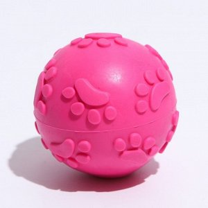 Игрушка "Мяч-лапка", TPR, 6 см, микс цветов