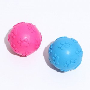 Игрушка "Мяч-лапка", TPR, 6 см, микс цветов