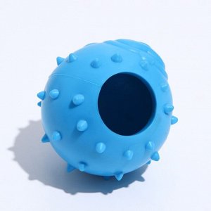 Игрушка резиновая "Мяч с шипами", 6,5см, микс цветов