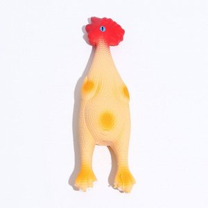 Игрушка "Курица", латекс, 20 см, микс цветов