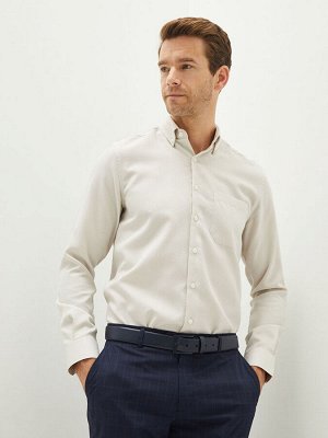 Рубашка мужская с длинным рукавом