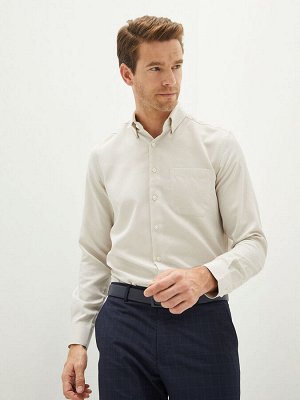 Рубашка мужская с длинным рукавом