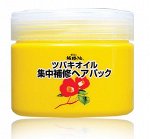 Tsubaki Oil, &quot;Чистое масло камелии&quot; Концентрированная маска для восстановления поврежденных волос с маслом камелии 300 гр., Япония