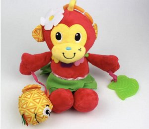 Погремушка-подвеска "веселая обезьянка"