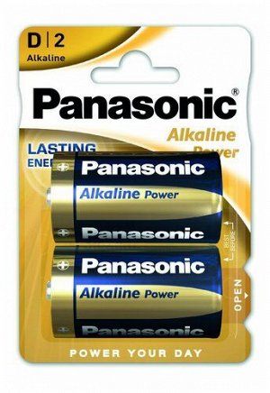 Батарейки PANASONIC LR20 2BL  Alkaline Power (2 шт.)