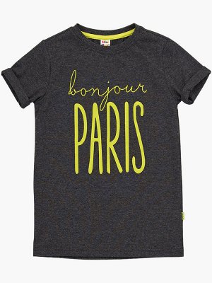 Футболка "Paris" (98-122см) UD 2874-1(2) черный