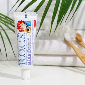Зубная паста R.O.C.S. для детей Фруктовый рожок, без фтора, 45гр