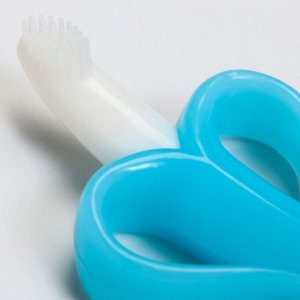 Зубная щетка «Банан», цвет голубой