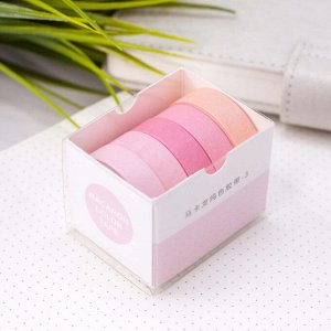 Набор декоративного скотча "Multicolor tone", pink, mix