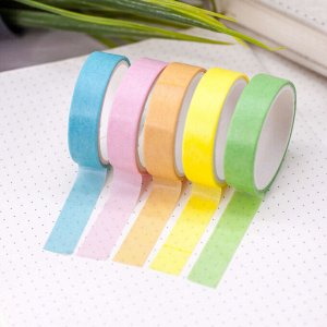Набор декоративного скотча "Multicolor tone", rainbow, mix