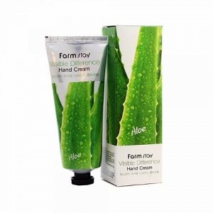 Крем для рук "Алоэ" FarmStay Visible Difference Hand Cream Aloe, 100г, шт