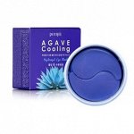 PETITFEE Agave Cooling Hydrogel Eye Mask Гидрогелевые патчи с экстрактом агавы 60 штук в банке, шт