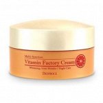 Крем для лица &quot;ВИТАМИННЫЙ&quot; DEOPROCE Vitamin Factory Cream 100 гр 1972A (Срок годности 01.2025 г.), шт