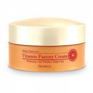 Крем для лица "ВИТАМИННЫЙ" DEOPROCE Vitamin Factory Cream 100 гр 1972A (Срок годности 01.2025 г.), шт