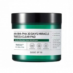 Спонжи очищающие с кислотами Some By Mi AHA BHA PHA 30 DAYS MIRACLE TRUECICA CLEAR PAD (70 шт), шт