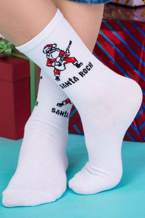 Носки высокие мужские Санта Рок