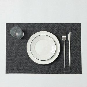 Салфетка кухонная «Узелок», 45×30 см, цвет серый