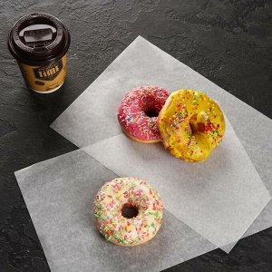 Бумага парафинированная, без печати, в листах, 0,20 х 0,30 м, уп. 100 шт.