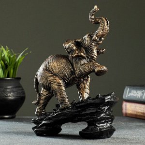 Фигура "Слон на камне" 17х7х24см