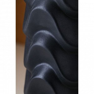Ваза керамическая "Мадиган", настольная, чёрная, 40 см