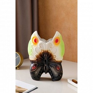 Ваза керамическая "Бабочка", настольная, разноцветная, 30 см