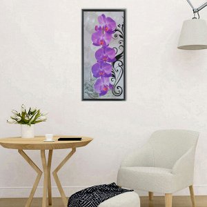 Картина "Фиолетовый фаленопсис" 36*73 см
