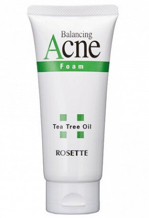 506394 "ROSETTE" "Acne Foam" Пенка для умывания для проблемной кожи с натуральным маслом чайного дерева, 120 гр. 1/48