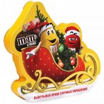 Новогодний подарок M&amp;Ms &amp; Friends 325 гр Подарок в форме саней