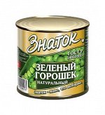 Горошек зел конс 400г жб ЗНАТОК вс гост