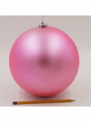 Шар 20 см пластик цвет розовый HS-19-6, HS-19-13 Новый год