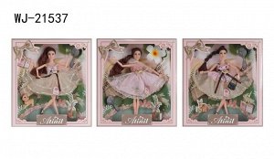 Кукла Junfa Atinil Весенняя свежесть в бледно-розовом платье, 28см