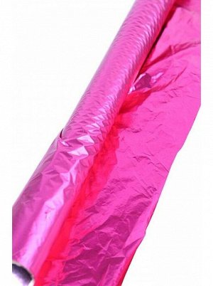 Полисилк металл 11/02-60 ярко-розовый 100 см х 50 м
