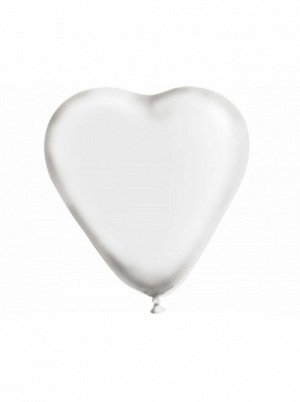 25"сердце Пастель Белое - шар воздушный