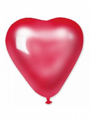 5"сердце металл красное шар воздушный