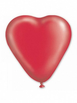 16"сердце кристалл красное - шар воздушный