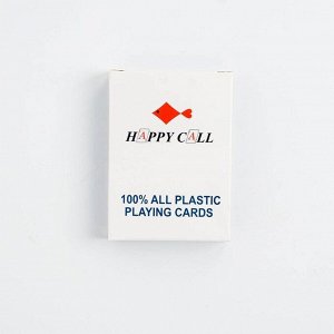 Карты игральные пластиковые "Happy Call", 54 шт, 9 х 6 см
