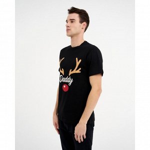 Футболка новогодняя мужская KAFTAN "Хmas dad" размер