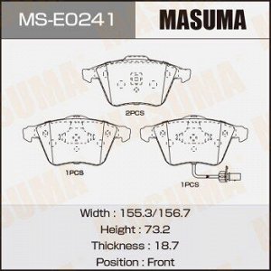 Колодки дисковые MASUMA, AN-7053K, P85129 front (1/6)