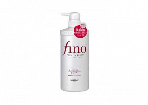 836031 "SHISEIDO" "FINO Premium Touch" Восстанавливающий кондиционер для жирных и нормальных волос (с маточным молочком пчёл) 550 мл. 1/9