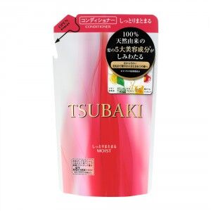 461578 "SHISEIDO" "TSUBAKI MOIST" Увлажняющий спрей для волос с маслом камелии и защитой от термического воздействия (мягкая упаковка), 200 мл. 1/36