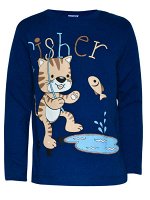 Футболка для мальчиков Baby Style ММ 002. Длинный рукав, с принтом, горловина на кнопках. Состав: 100% хлопок Ткань: интерлок. пр.Узбекистан.