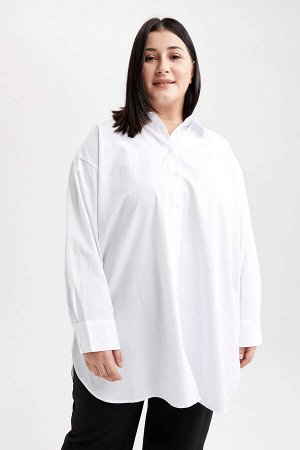 Рубашка Материал Размеры модели : рост: 1,74 грудь: 112 талия: 90 бедра: 122 Надет размер: 48 Хлопок 100%