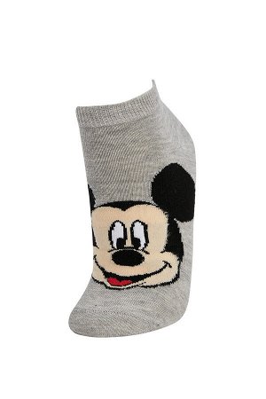 Женские лицензированные хлопковые носки Disney с Микки и Минни из 3 пар пинеток