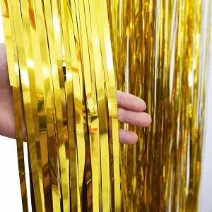 Дождик Занавес для стола золото 75 см x 4,2 м